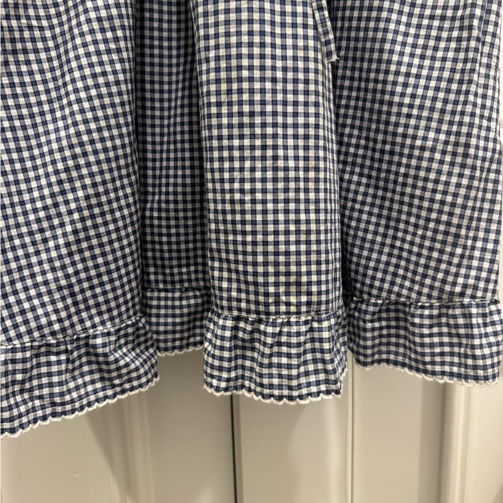 Soleil Blue Gingham Ruffle Dress - Picture 3 of 7